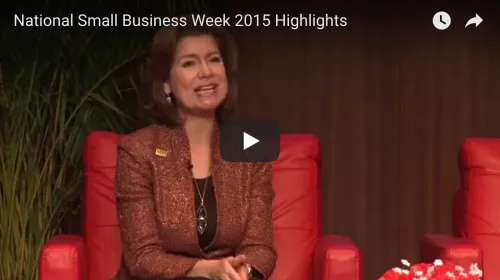 Highlights of 2015 National Small Business Week.