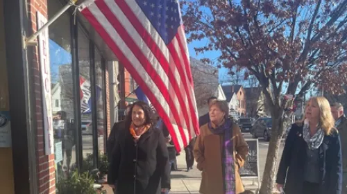 Administrator Guzman walks down main street joined by U.S. Jeanne Shaheen (NH-D) kicking off SBA's ‘Season of Small Business’ in Exeter, New Hampshire