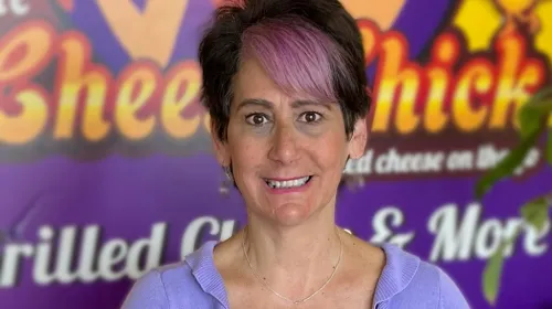 Simone Fancher, owner of Cheesy Chick