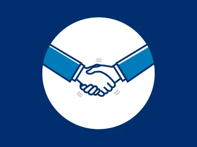 Icon of a handshake