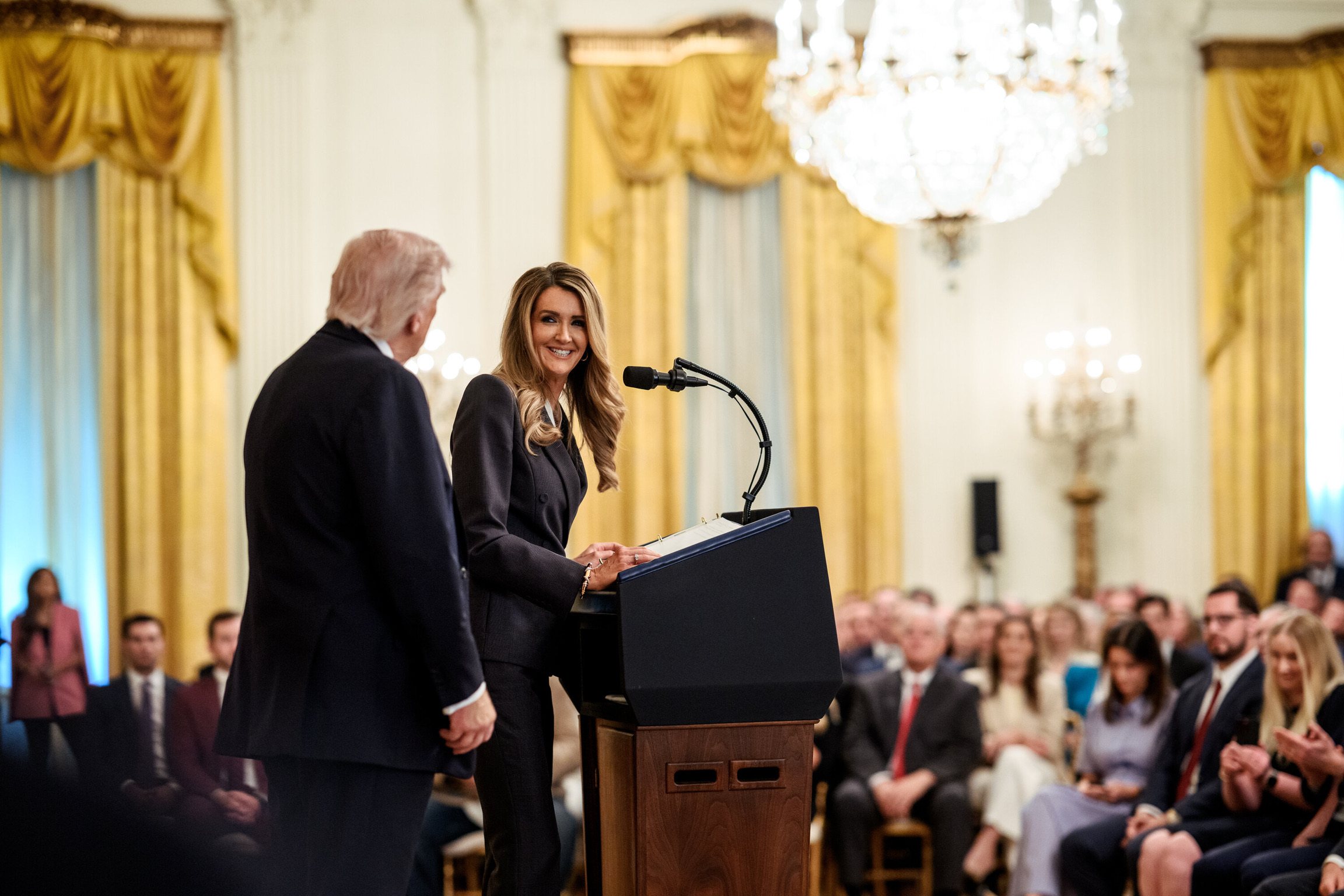 President Donald J. Trump and Administrator Kelly Loeffler at the White House. SBA photo.
